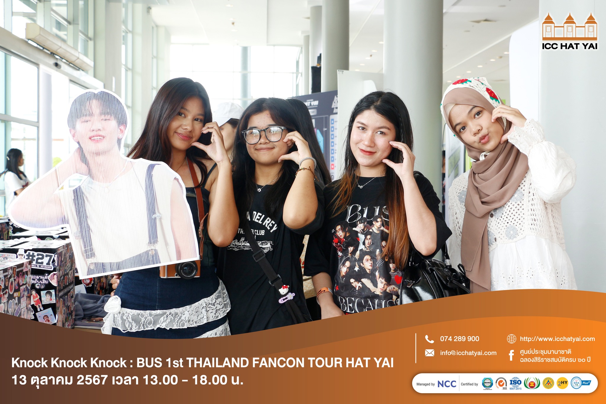Knock Knock Knock : BUS 1st THAILAND FANCON TOUR HAT YAI